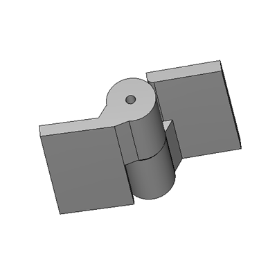 2500LH-304 Half Mortise Hinges